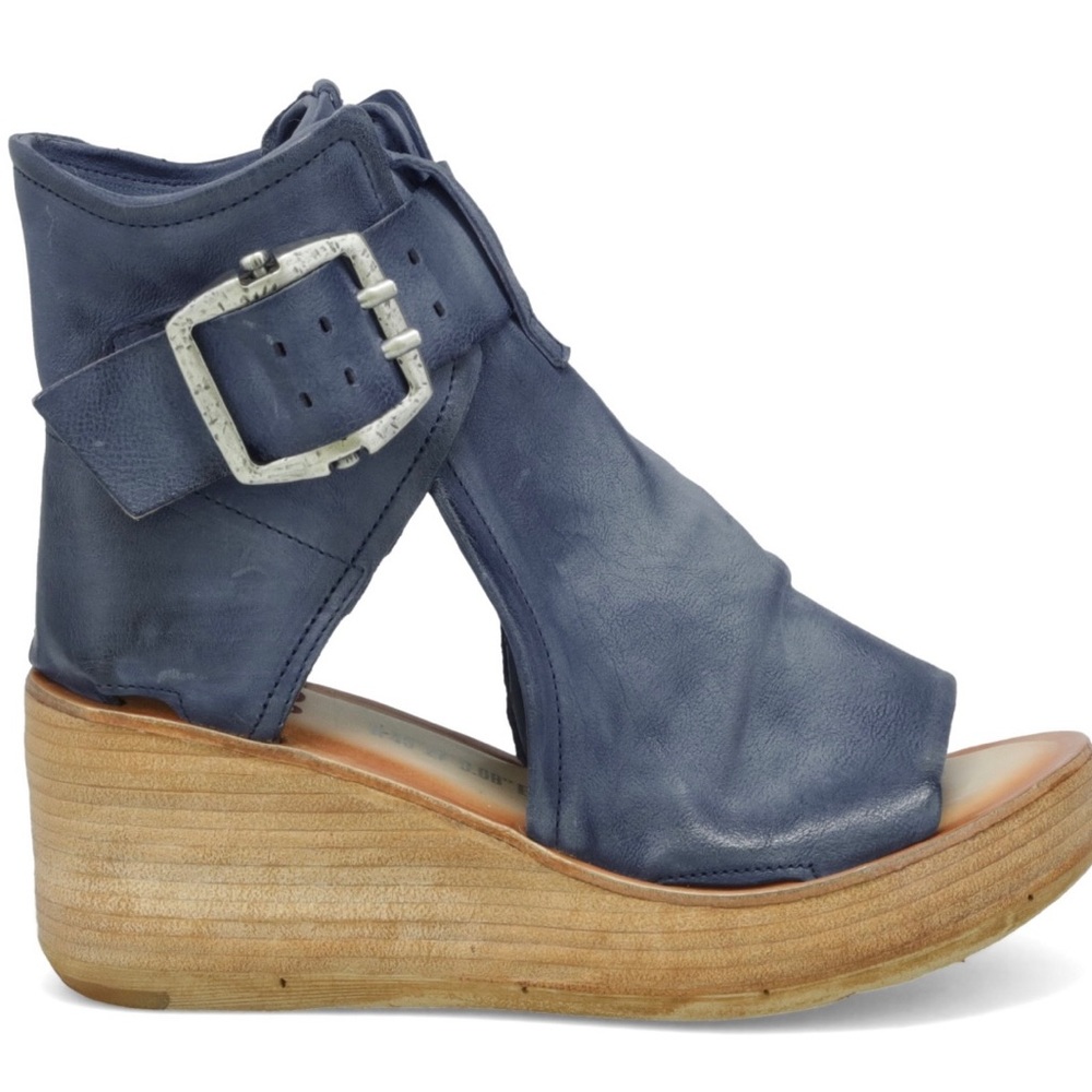 A.S. 98 Wedges in Black Sz 40 (US 9)